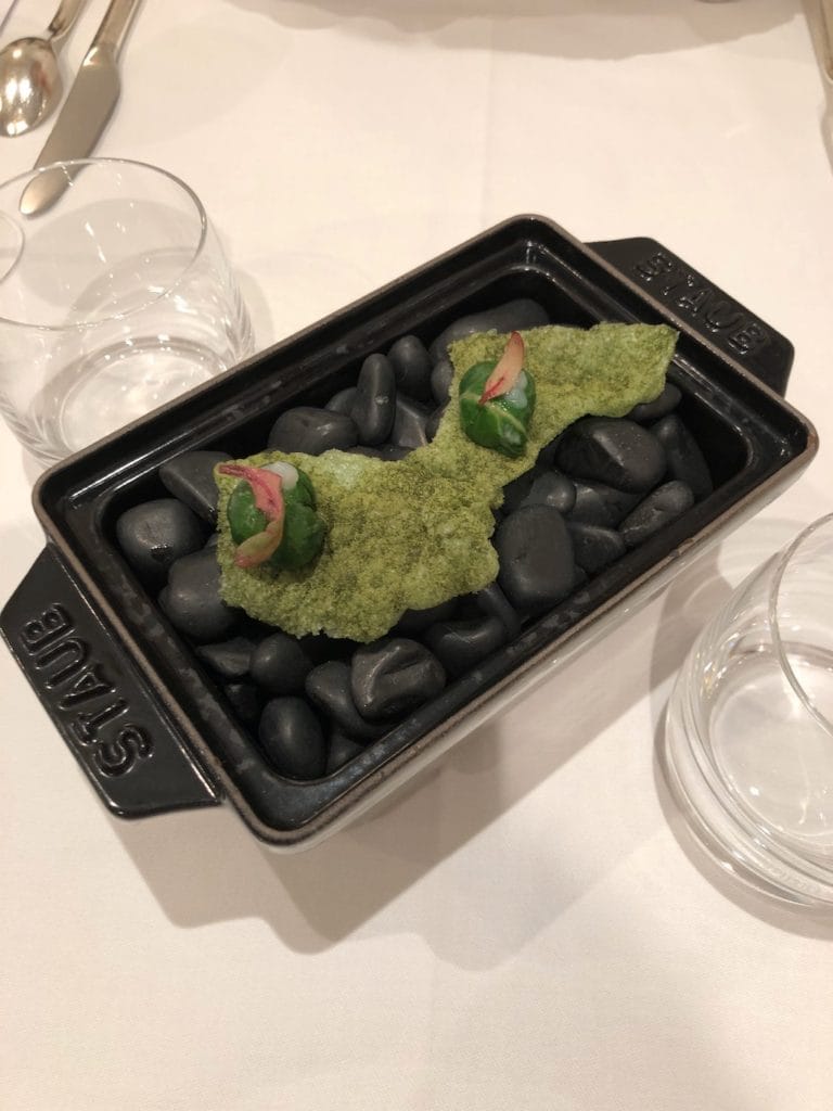 昆布森産カキとセロリ | レザンファン ギャテ