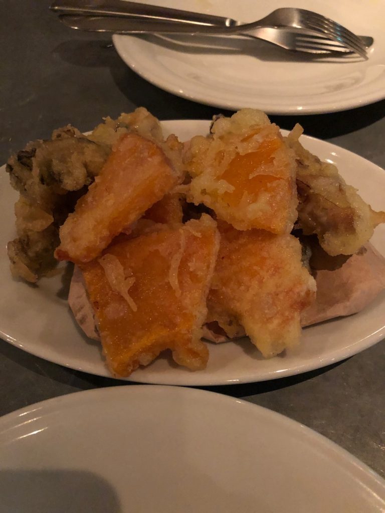 季節野菜と牡蠣のフリット | カンテラ 調布店