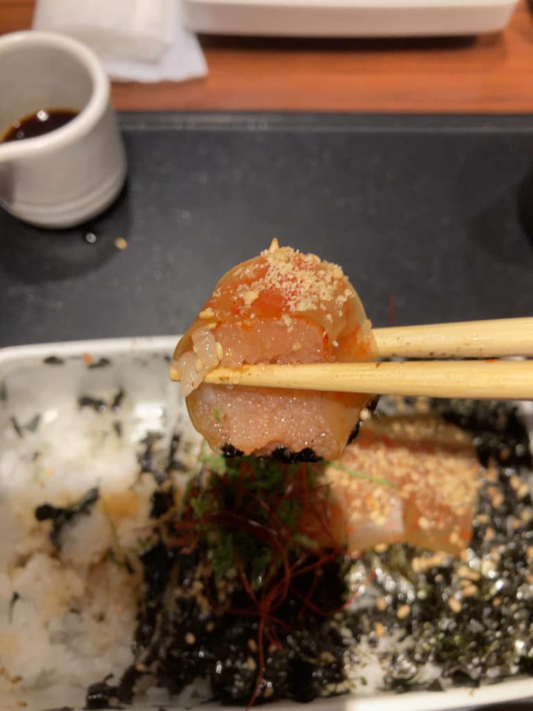 明太子の断面 | 元祖博多めんたい重