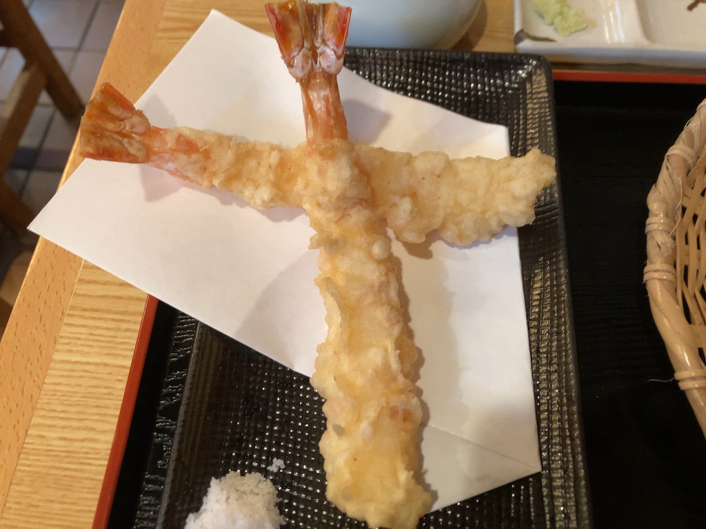 車海老の天ぷら | 手打蕎麦 松永