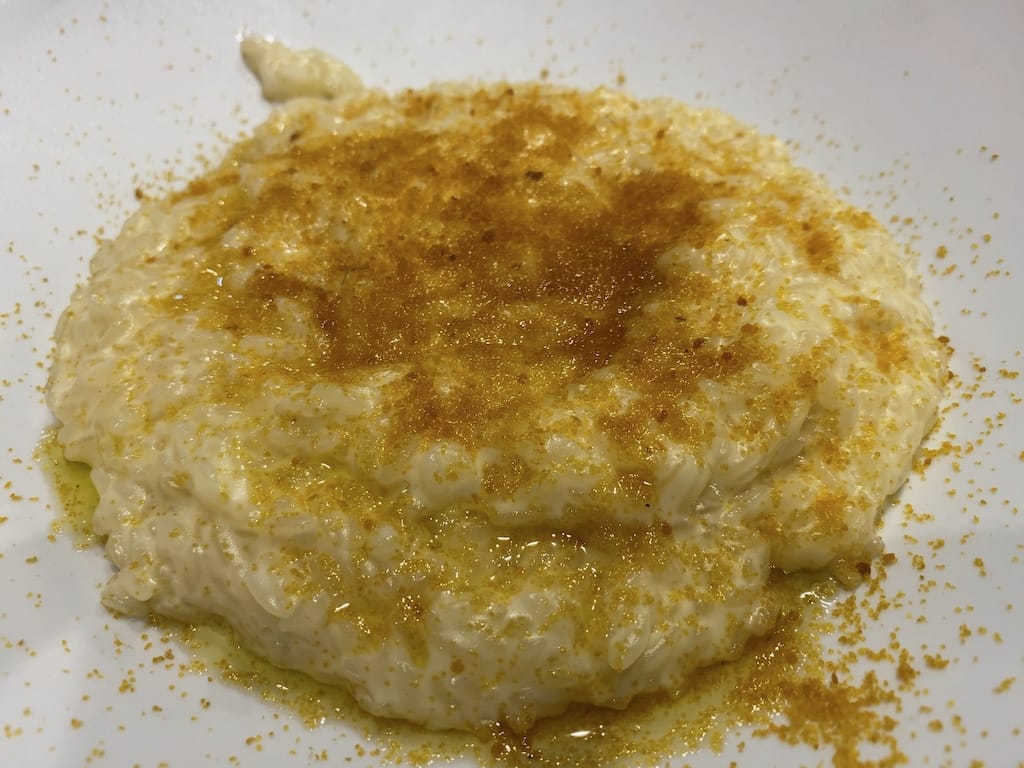 たっぷりカラスミのリゾット | atelier de terrine maison okei