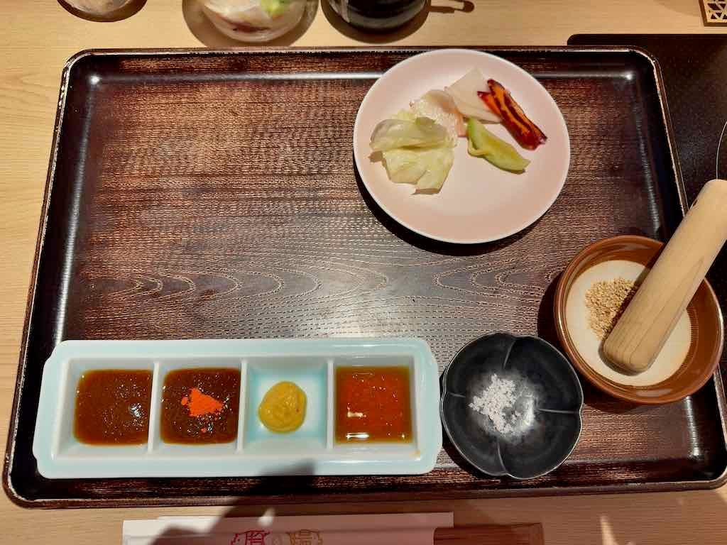 タレ、薬味 | PRETTY PORK FACTORY & KATSUプリポー