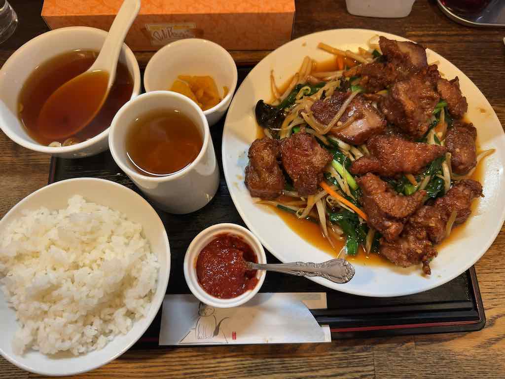 庄内豚レバニラ定食 | レバニラ定食 kei楽