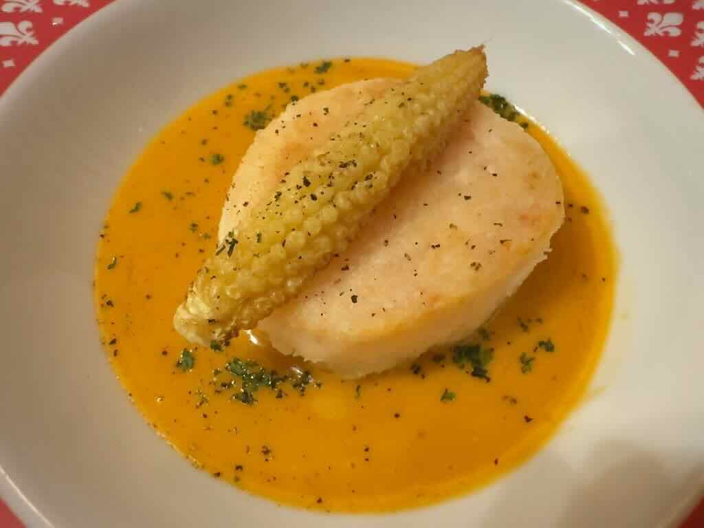 海老とホタテのホタテの2層のムース　ムニエル | .28 ventotto