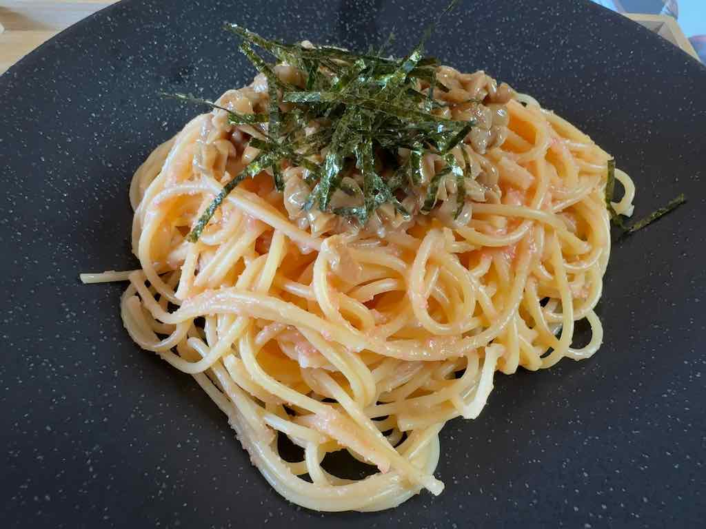 明太子うにクリーム納豆